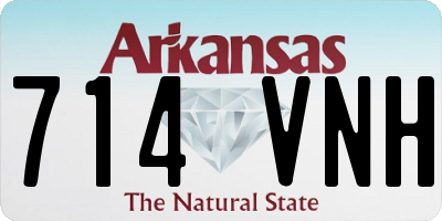 AR license plate 714VNH
