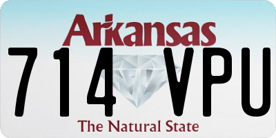 AR license plate 714VPU