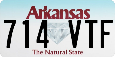 AR license plate 714VTF