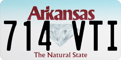 AR license plate 714VTI