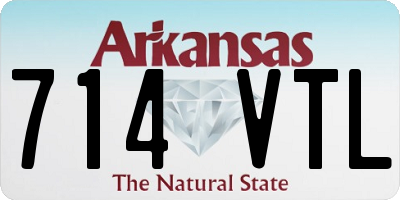 AR license plate 714VTL