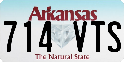 AR license plate 714VTS
