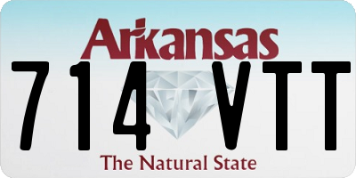 AR license plate 714VTT