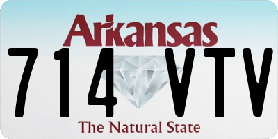 AR license plate 714VTV