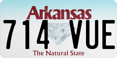 AR license plate 714VUE