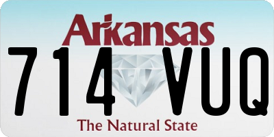 AR license plate 714VUQ