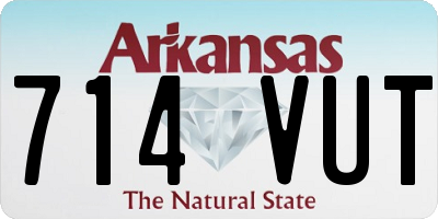 AR license plate 714VUT
