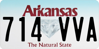 AR license plate 714VVA