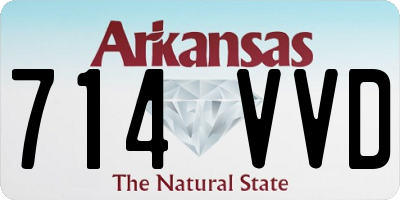 AR license plate 714VVD