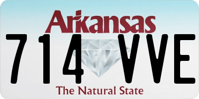 AR license plate 714VVE