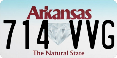 AR license plate 714VVG