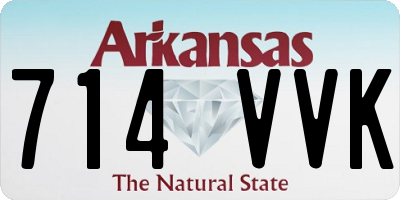 AR license plate 714VVK
