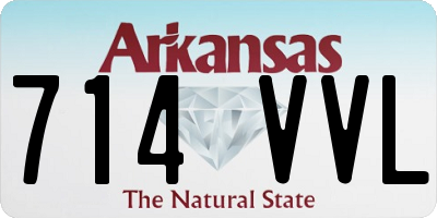 AR license plate 714VVL