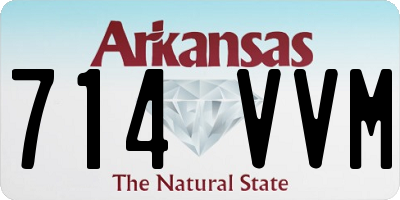 AR license plate 714VVM