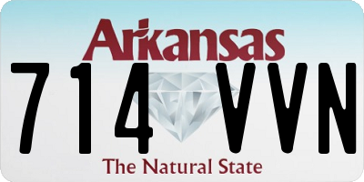 AR license plate 714VVN