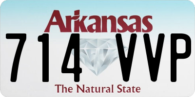 AR license plate 714VVP