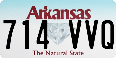 AR license plate 714VVQ