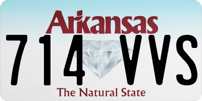 AR license plate 714VVS