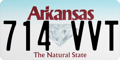 AR license plate 714VVT
