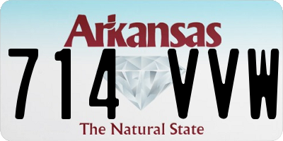 AR license plate 714VVW