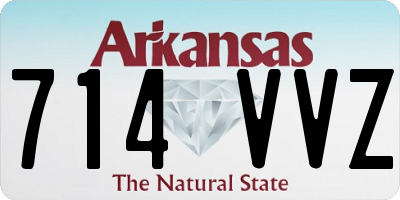 AR license plate 714VVZ