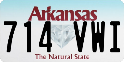 AR license plate 714VWI