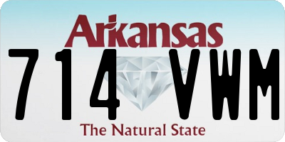 AR license plate 714VWM