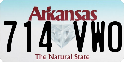 AR license plate 714VWO