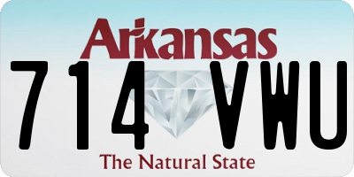 AR license plate 714VWU