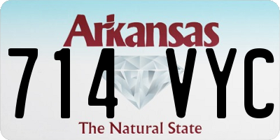 AR license plate 714VYC