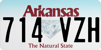 AR license plate 714VZH