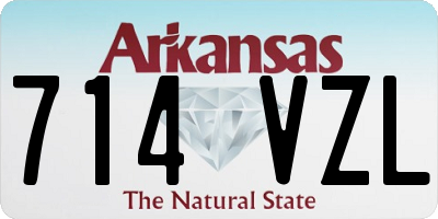 AR license plate 714VZL