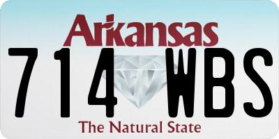 AR license plate 714WBS