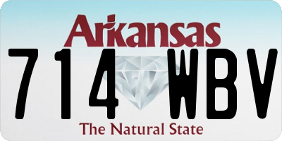 AR license plate 714WBV