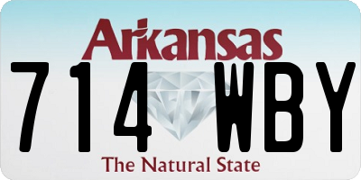 AR license plate 714WBY