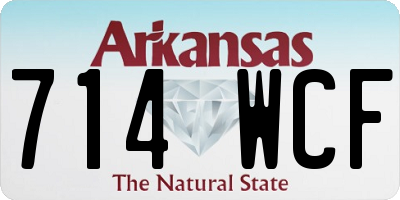 AR license plate 714WCF