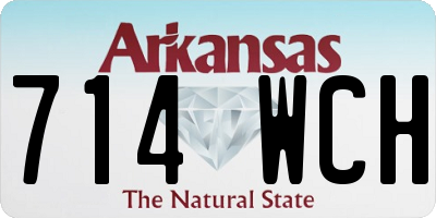 AR license plate 714WCH