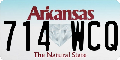 AR license plate 714WCQ