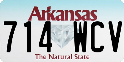 AR license plate 714WCV