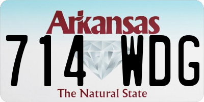 AR license plate 714WDG
