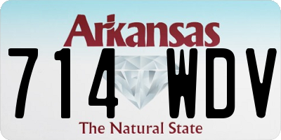 AR license plate 714WDV