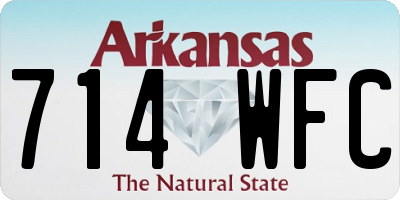 AR license plate 714WFC