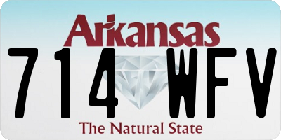 AR license plate 714WFV