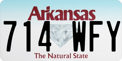 AR license plate 714WFY