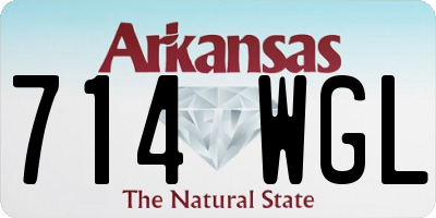 AR license plate 714WGL