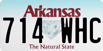 AR license plate 714WHC