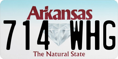 AR license plate 714WHG