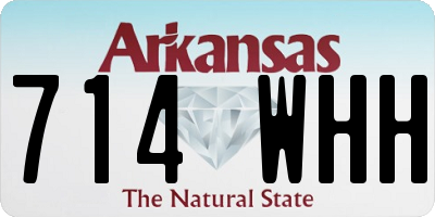 AR license plate 714WHH