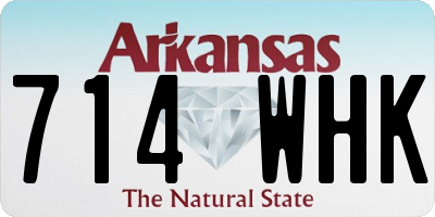 AR license plate 714WHK