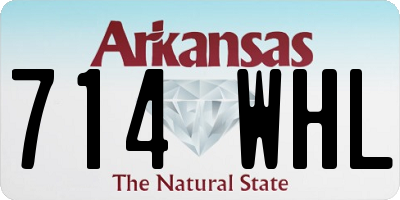 AR license plate 714WHL